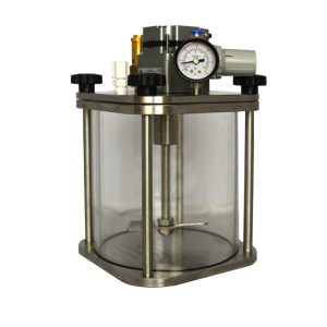 2L Acrylic & Stainless Steel 304 Clear Pressure Vessel with Agitation