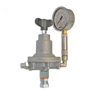 Diaphragm low pressure flow regulator