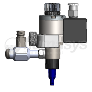 xQR41V NEEDLE VALVE STR CTRL BLOCK PEEK