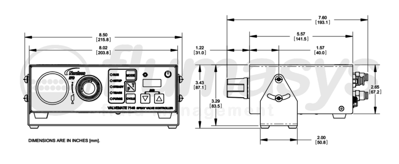 NORDSONEFD-CONTROLLER 7140 SPRAY VALVE_drawing