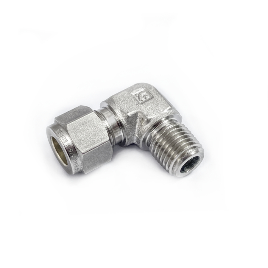 3/8 in. Tube O.D. x 1/4 in. Male AN - AN Union - Double Ferrule - 316  Stainless Steel Compression Tube Fitting